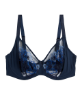 Embrace Embroidered Wired Full Cup Bra A-E