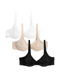 3pk Wired Full Cup Bras A-E
