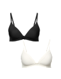 2 Pack Non Wired Plunge Bras (A-E)