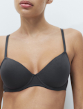 3 Pack Cotton Rich Wired Full Cup Bras A-E