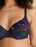 Flexifit&trade; Floral Full Cup T-Shirt Bra A-E