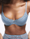 Jasmine Lace Wired Demi Cup Bra A-E