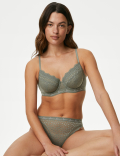 3pk Lace & Mesh Wired Balcony Bras A-E