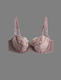 Jasmine Lace Wired Balcony Bra A-E