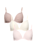 3 Pack Wired Plunge Bras (A-E)