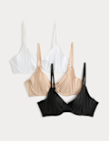 3 Pack Wired Full Cup Bras (A-E)