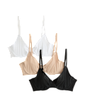 3 Pack Wired Full Cup Bras (A-E)