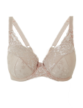 Jacquard Lace Padded Full Cup Bra A-E