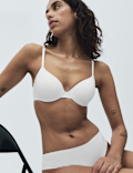 Body Invisibles&trade; Padded Wired Demi Cup Bra A&ndash;E