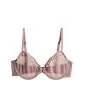 Jasmine Lace Sheer Wired Demi Cup Bra (A-E)