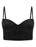 Longline Low Back Padded Strapless Bra A-DD