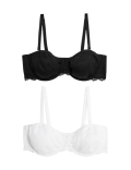 2pk Wired Strapless Bras