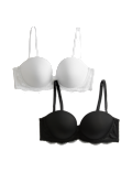 2pk Wired Multiway Push-Up Bras (A-E)