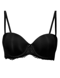 Louisa Lace Padded Strapless Bra A-E