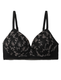 Archive Embroidery Non Wired Plunge Bra A-E