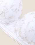 Archive Embroidery Non Wired Plunge Bra A-E