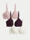 3pk Non Wired T-Shirt Bras A-E