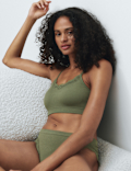 Jasmine Lace Non Wired Seamfree Crop Top