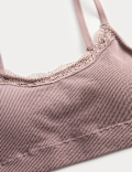 Jasmine Lace Non Wired Seamfree Crop Top