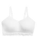 Lace Trim Non Wired Crop Top A-E