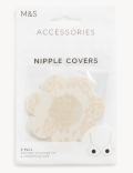 3pk Floral Nipple Covers