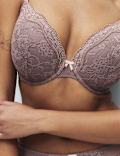 Jasmine Lace Wired Plunge Bra F-H