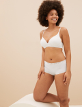 3pk Cotton Rich Non Wired T-Shirt Bras