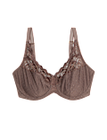 Amelia Lace Wired Full Cup Bra (F+)