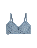 Jasmine Lace Trim Non Wired Bralette F+