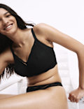 Jasmine Lace Trim Non Wired Bralette F+