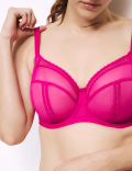 Mesh Wired Extra Support Bra (F-J)