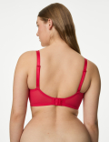 Printed Mesh Wired Extra Support Bra F-J