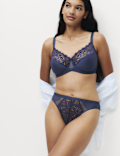 Amelia Lace Wired Minimiser Bra (C-H)