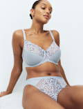 Amelia Lace Wired Minimiser Bra (C-H)