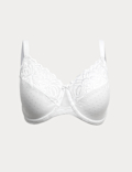 Amelia Lace Wired Minimiser Bra (C-H)