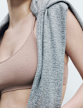 3 Pack Seamless Non Wired Micro Crop Tops
