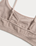3 Pack Seamless Non Wired Micro Crop Tops