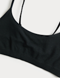 3 Pack Seamless Non Wired Micro Crop Tops