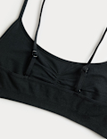 3 Pack Seamless Non Wired Micro Crop Tops