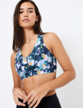 High Impact Smoothlines&trade; Printed Sports Bra A-E