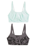 2pk High Impact Non Wired Sports Bra A-H