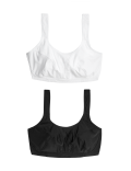 2pk Ultimate Support Non-Wired Sports Bras A-H