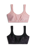 2pk Ultimate Support Non Wired Sports Bras A-E