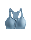 Ultimate Support Zip Up Non Wired Sports Bra (A-GG)