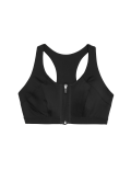 Ultimate Support Zip Front Sports  Bra F-H