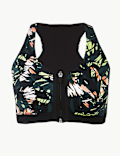 Extra High Impact Zip Front Sports Bra A-H
