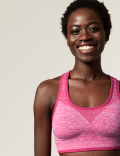 Reversible Seamless Medium Support Sports Bra