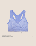 Reversible Seamless Medium Support Sports Bra