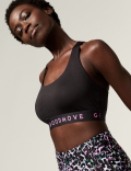 Medium Support Non Wired Crop Top A-E