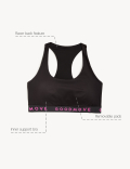 Medium Support Non Wired Crop Top A-E